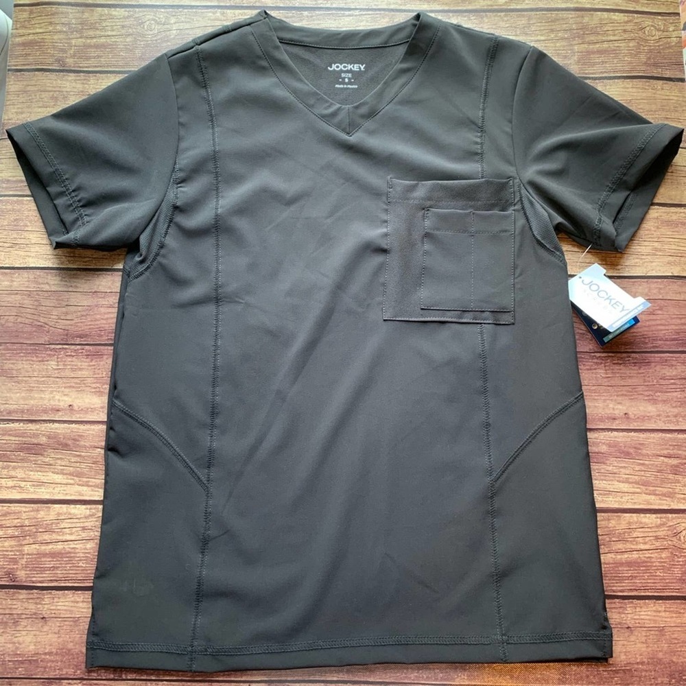 Black Jockey Performance RX 2412 V-Neck Scrub Top